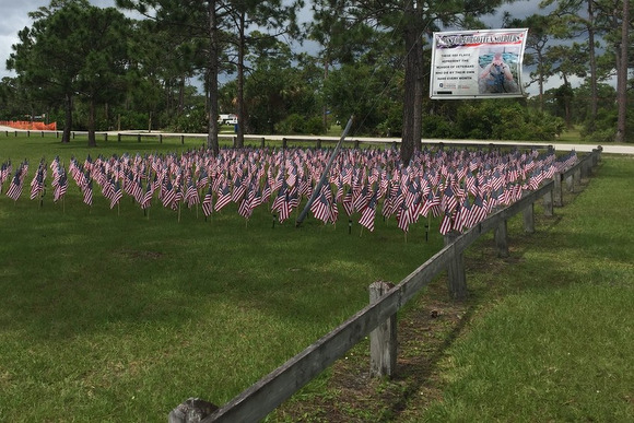 SCIS Supports Flags for Forgotten Solders Display at 32nd Annual Florida Veterans Reunion